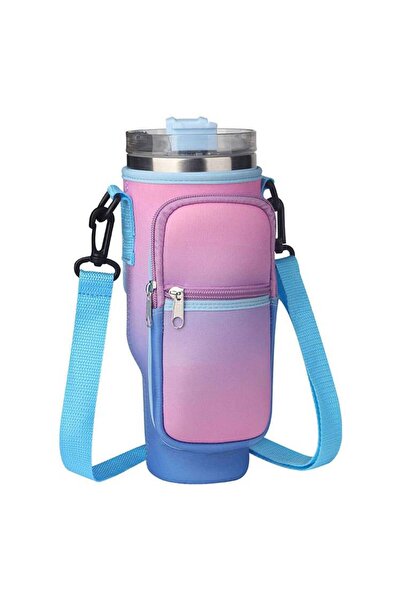 Choice حقيبة حاملة زجاجات المياه باللون الأرجواني المتدرج لكوب ستانلي سعة 40 ...