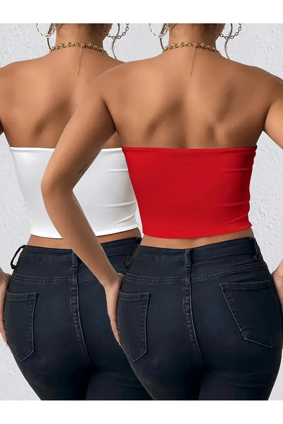 npLStore Women's 2 Colors New Season Breathable Cotton Crop Bustier