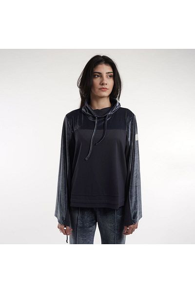 EA7 Emporio Armani EMPORIO ARMANI EA7 women's TRAIN ATHLETIC VELOUR W T-TOP CN - 6LTM32TJDWZ01543