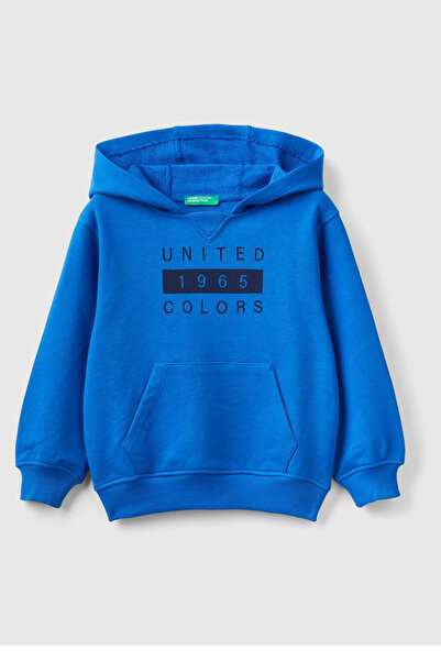 United Colors of Benetton Erkek Mavi Sweatshırt (Model Kodu: 223A3J68G200E )