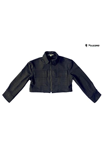 Puledro Girl's Black Jacket Pant Suit