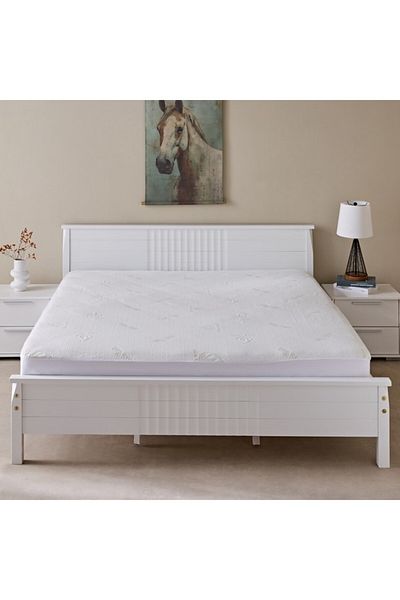 Home Box Aloevera Waterproof King Mattress Protector 180x200+33 cm