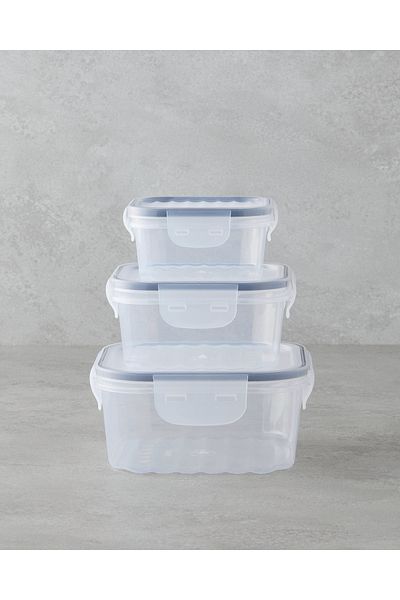 English Home Layla Storage Container 400-800-1400 ml Transparent (03.29.2025)