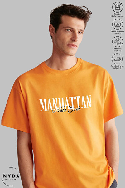 Nyda Collections Unisex majica kratkih rukava sa okruglim izrezom, Newyork Ma...