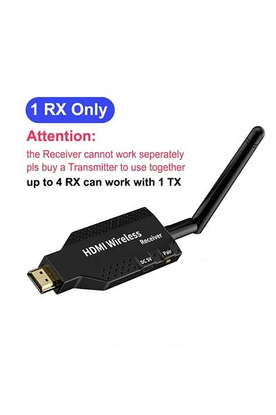 Choice RX Only Style 1 50M 5G 1080P HDMI Wireless Audio Video Transmitter Receiver Extender  for 1 TX-4 RX
