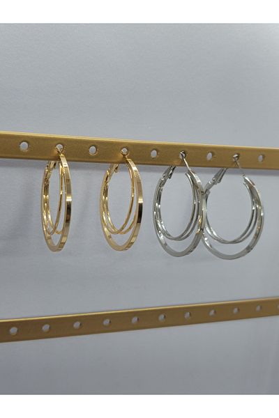 Igen Aksesuar Brass Plated Colorfast Earrings