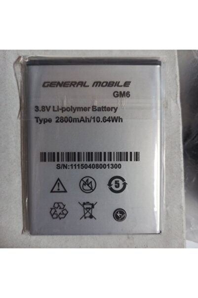 General Mobile GM6 Uyumlu 2800 MAh Batarya
