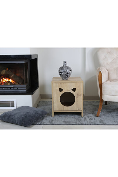 Lilom Modern Ahşap Kedi Köpek evi