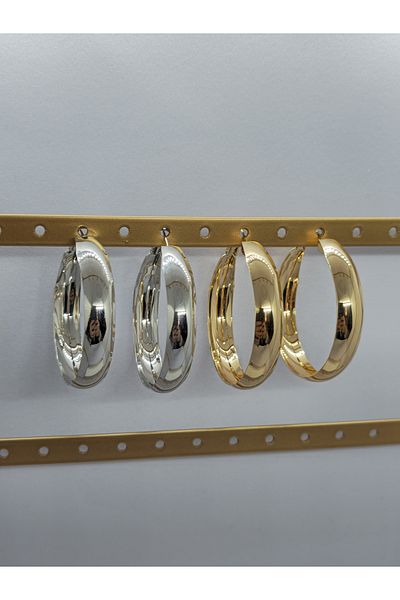 Igen Aksesuar Brass Plated Colorfast Earrings