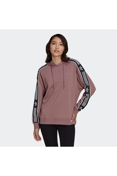 adidas ADIDAS women's TAPE HOODIE sweatshirt - HM1535