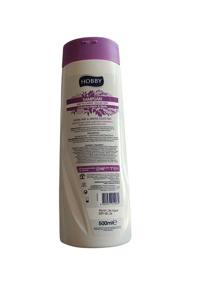 Hobby Shampoo with Laurel Oil and Orchid Flower Extract 500 ml