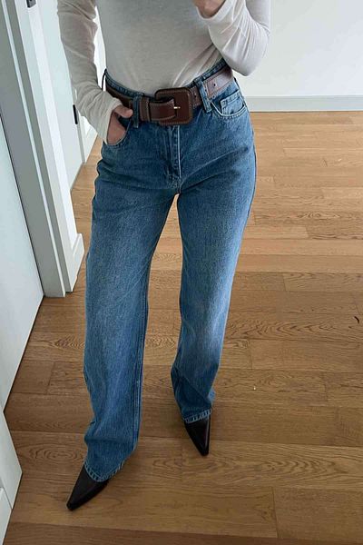 Seda Yalçın Atelier Blue Wide Leg Jean