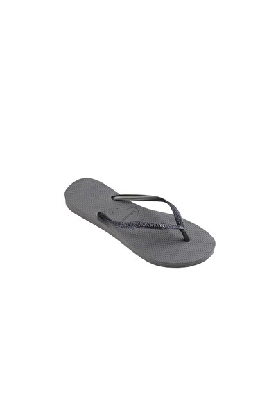 Havaianas Slim Glitter Ii Greygraphite Silver Women's Slippers
