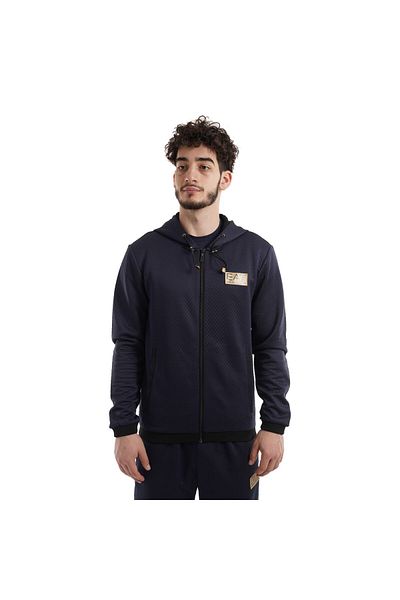EA7 Emporio Armani Hanorac EMPORIO ARMANI EA7 pentru barbati TRAIN GOLD LABEL M HOODIE FZ DOUBLE - 6LPM31PJHXZ01554