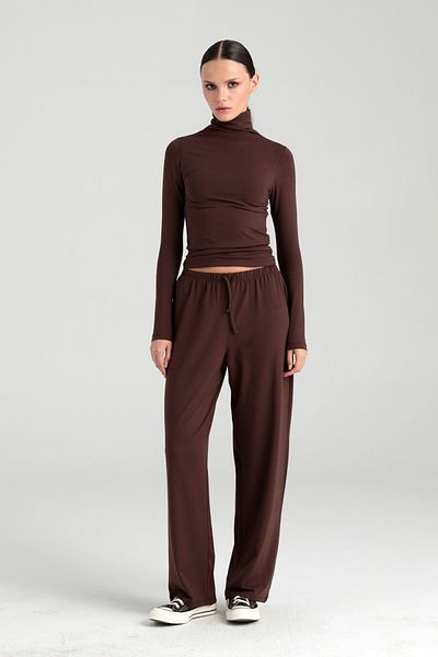 SHEISMONO Παντελόνι Ula Ultra Soft Bonded - Καφέ