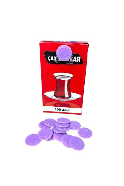 TOMBİ-X Round Purple 100 L Tea Brand