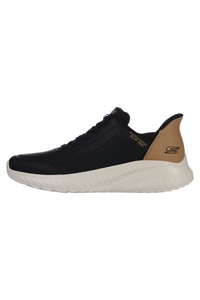 SKECHERS SKECHERS men's sports shoes BOBS SQUAD CHAOS - SLIP-INS - 118305BLK