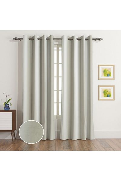 Home Box Dolorez Otus 2-Piece Jacquard Curtain Set 135x240 cm