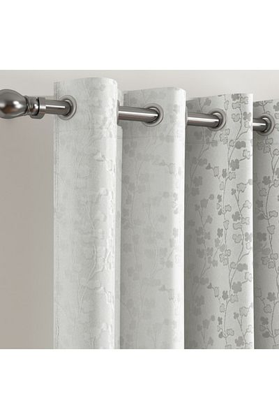 Home Box Sara 2-Piece Textured Sheer Curtain Set 140x240 cm