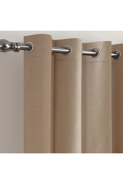 Home Box Amity Dupioni Extra Long Single Curtain 140x300 cm