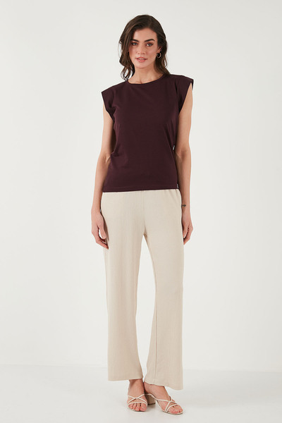 Lela Cotton Crew Neck Sleeveless t Shirt t Shirt 5864019