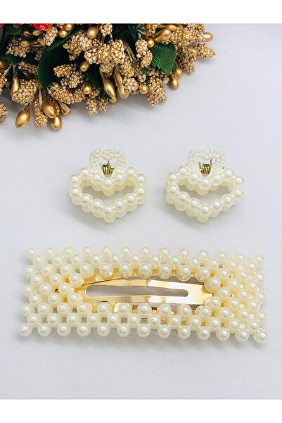 İnDerin Set of 3 Buckles with Pearl Snap and Mini Clip