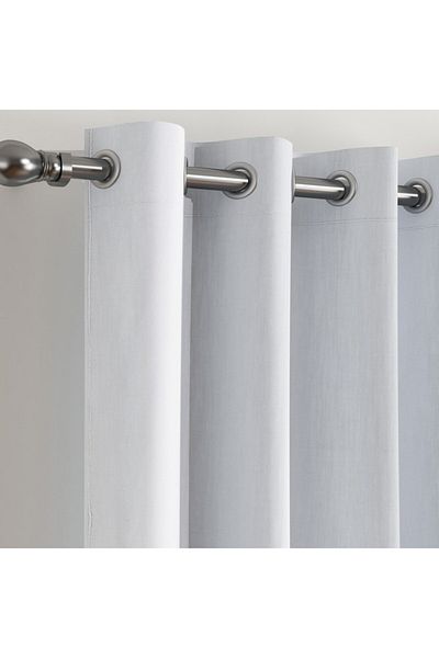 Home Box Snowy Cotton Curtain Pair 140x240 cm