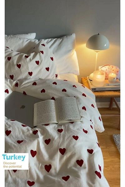 Sheri Home Dupla alap paplanhuzat szett - Easy Iron, 4 párna, 100% pamut, 200x220 cm