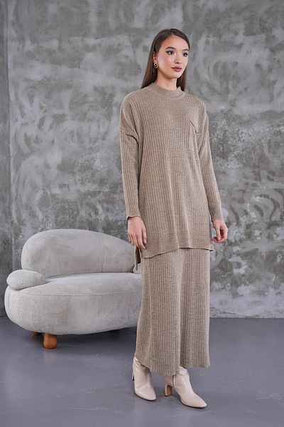 NİSUM MODA Pocket Detail Selvim Kit Skirt Suit