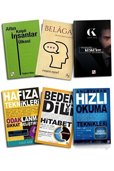 Az Kitap Kişisel Gelişim Seti - 6 Kitap