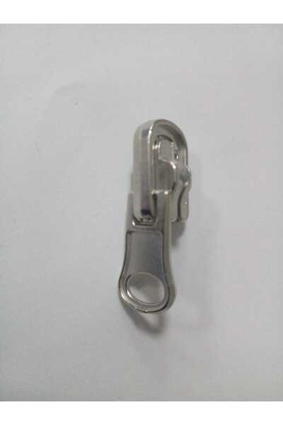 enSarüx 5 No Sadece Metal Diş Için Döner Elcikli Fermuar Başlığı Çift Taraflı Başlık 6 Adet