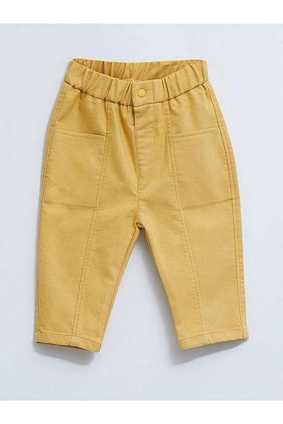 LC Waikiki Basic Gabardine Baby Boy Pants with Elastic Waist (S2)