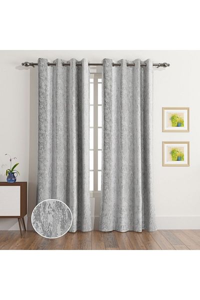 Home Box Travor Ocena 2-Piece Jacquard Extra Long Curtain Set 140x300 cm