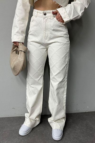 lizge giyim Self Patterned Pants