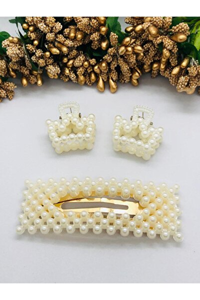 İnDerin Set of 3 Buckles with Pearl Snap and Mini Clip