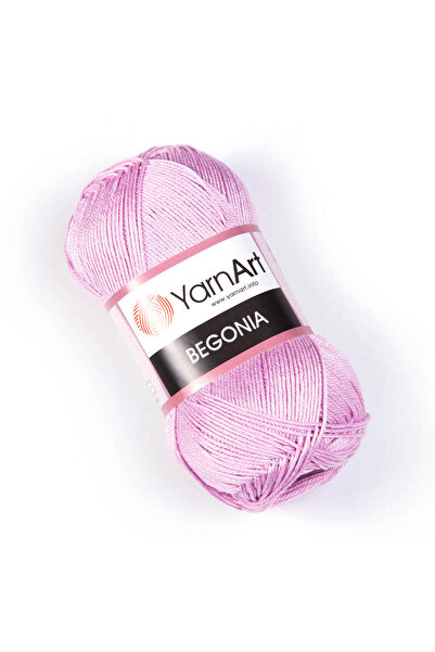 Yarnart Fir de bumbac mercerizat Begonia - 50 g, 169 m, Strălucitor și Durabi...