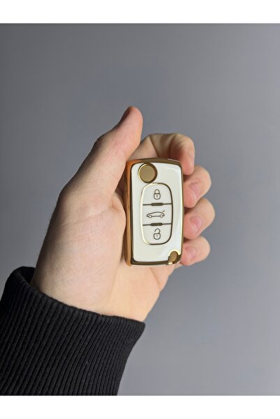 LUXE AKSESUAR Θήκη σιλικόνης για τηλεχειριστήριο κλειδιού προστασίας Peugeot ...