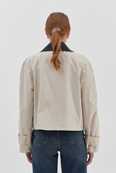 Nish&Chic Fermuarlı Kadın Rüzgarlık/Mont