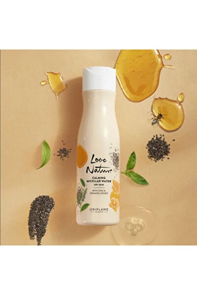 Oriflame ماء ميسيلار لتنظيف الوجه من لوف نيتشر يحتوي على الشيا والعسل العضوي
