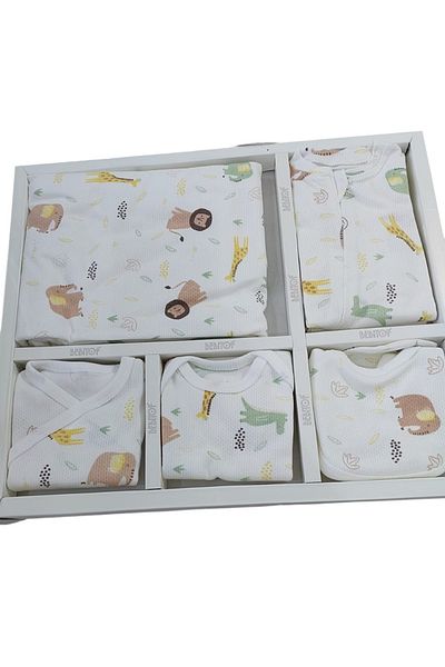 Bebitof Giraffe Pattern Jacquard Set of 10 Zibin