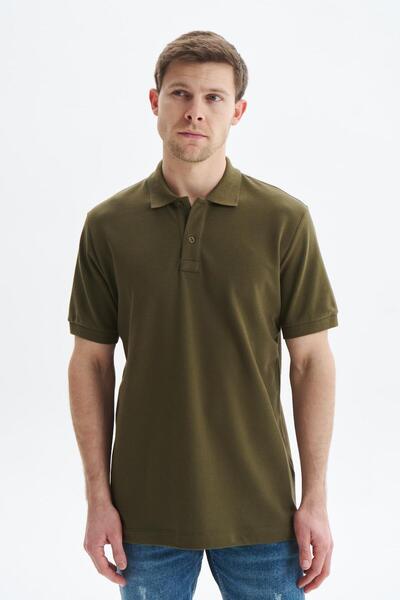 Arma Ar-Ma Men's Polo Collar T-Shirt Without Print Basic Regular Fit Double C...