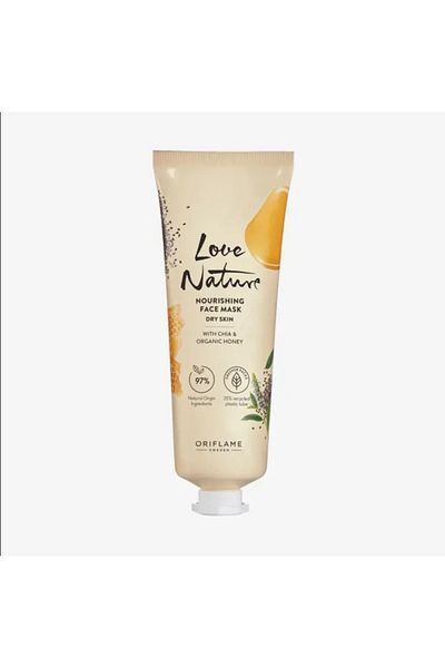 Oriflame Love Nature Nourishing Face Mask with Chia and Organic Honey