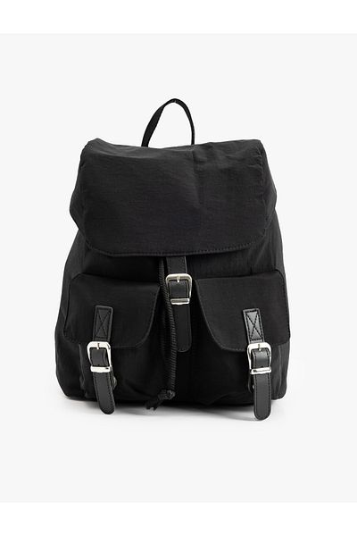 Koton Backpack with Belt Detail and Hanging Pocket