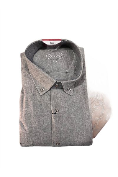 GREYİSH Comfortable Fit Solid Color Lumberjack Shirt