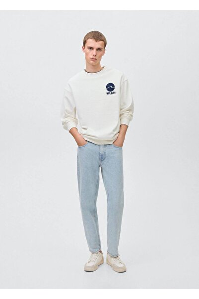 Mango Teen Rochie din bumbac cu imprimeu text