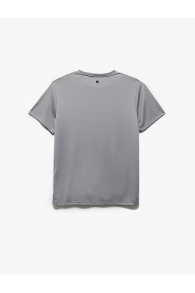 Koton Crew Neck Printed Short Sleeve Sports T-Shirt