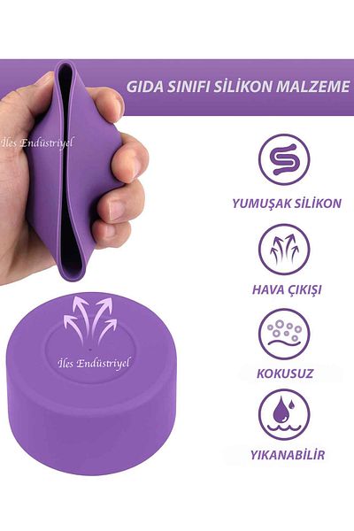 Gurme Chef Quencher & Iceflow Non-Slip Silicone Mug Thermos Base Protector, Lilac 1 Piece