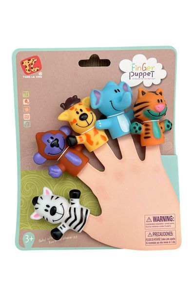 alpmodel Cute Animals Finger Puppet 5 Pieces 5 cm