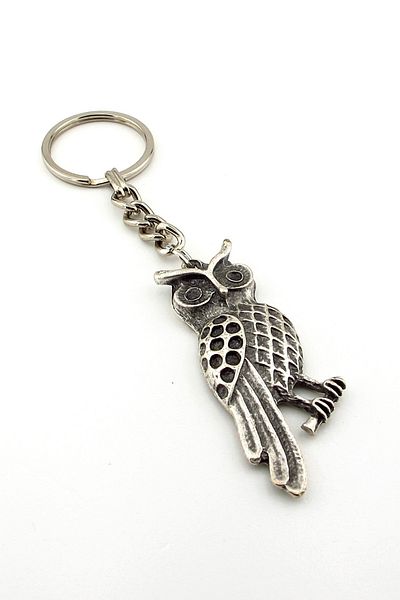 Solfera Owl Owl Night Animal Ancient Metal Keychain Kc219
