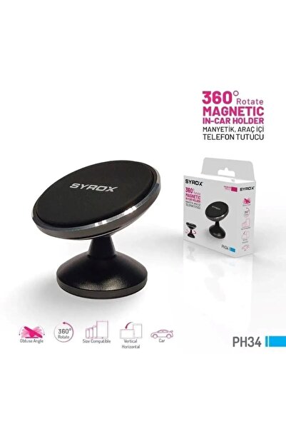 Syrox PH34 Araç içi Manyetik Telefon Tutucu